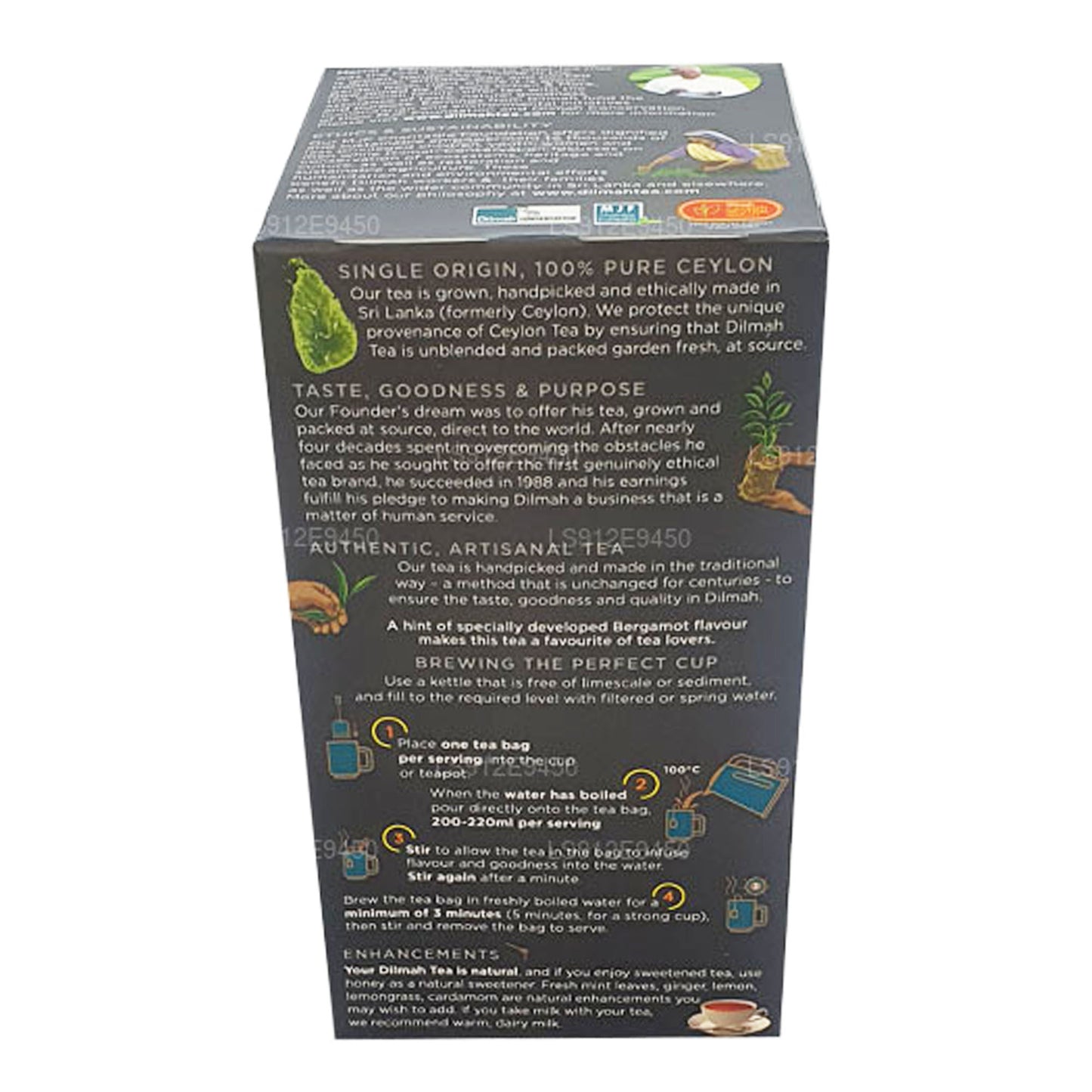 Dilmah 伯爵红茶 (100g) 50 个茶包