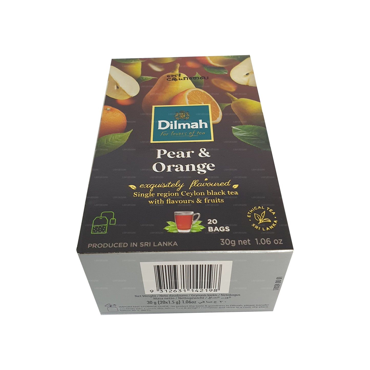 Dilmah Pear and Orange 味锡兰红茶 (30g) 20 茶包
