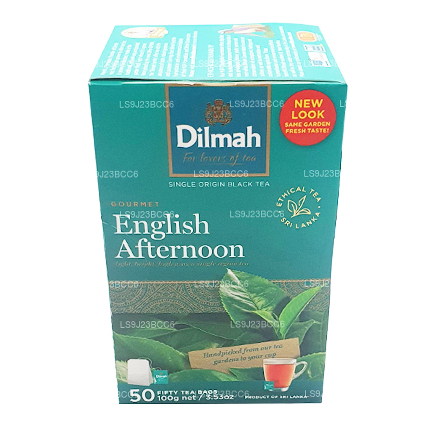 Dilmah 英式下午茶，50 个茶包（100 克）