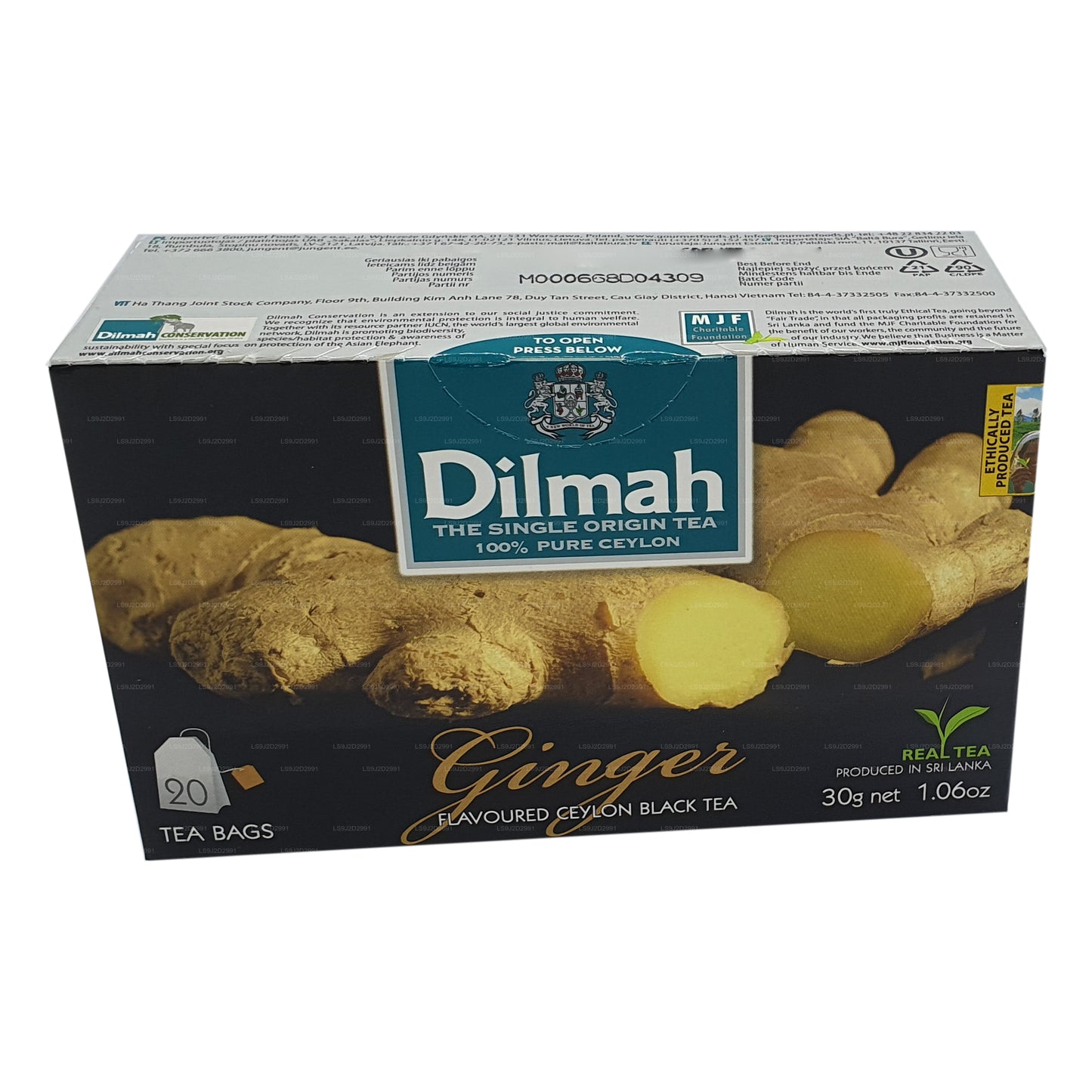 Dilmah 姜味红茶 (30g) 20 茶包