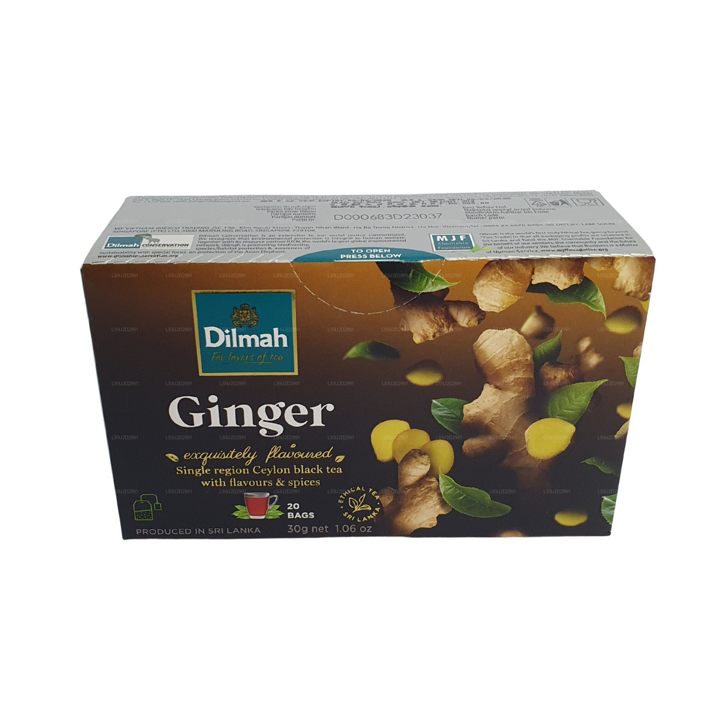 Dilmah 姜味红茶 (30g) 20 茶包