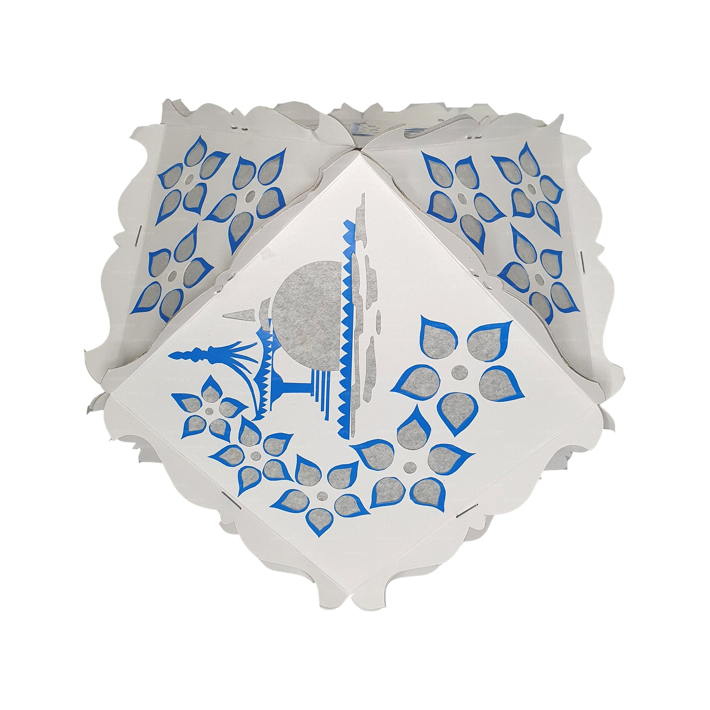 Lakpura Cardboard Vesak Lanterns (Atapattam Koodu) 3Pcs Pack