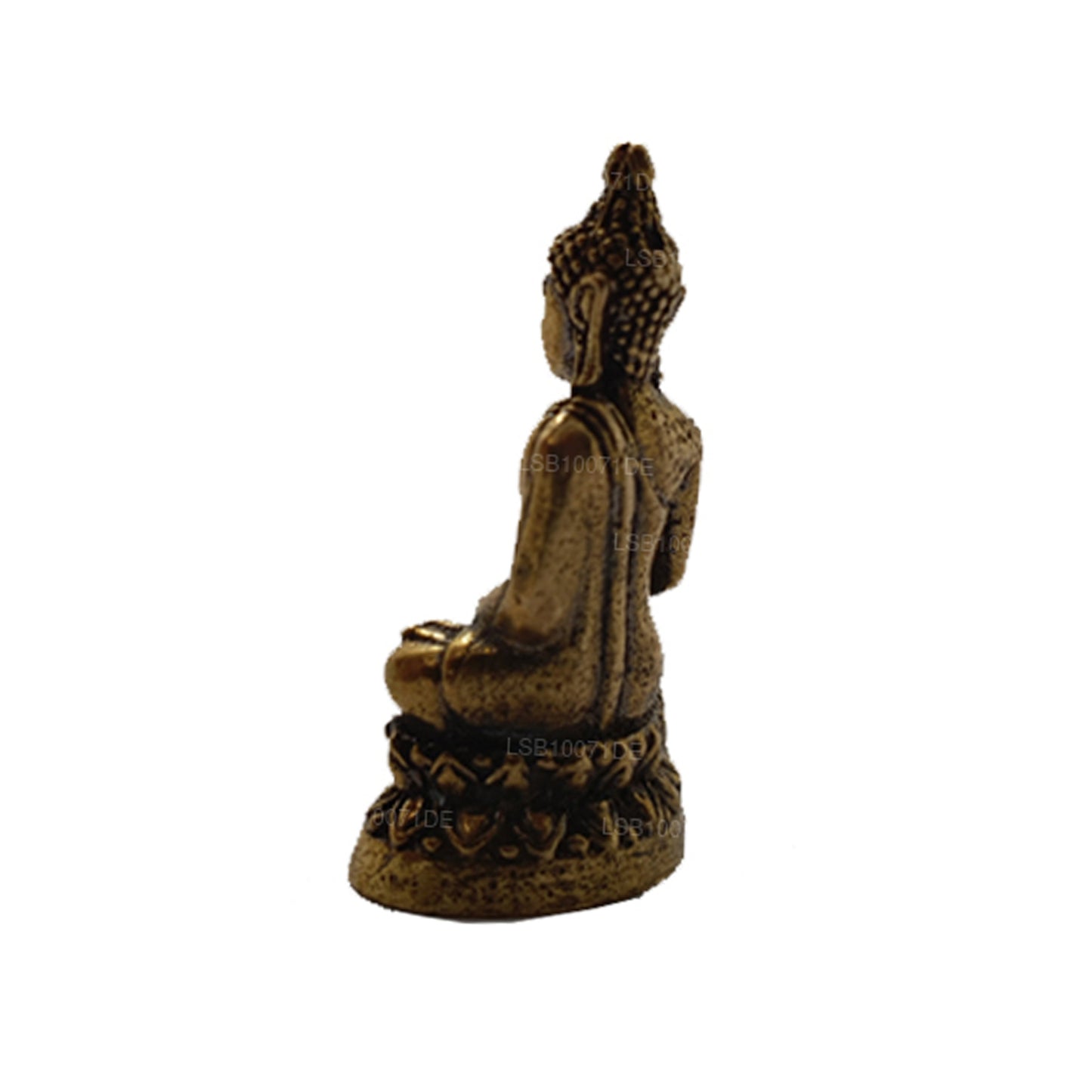 Miniature Brass Buddha Statue