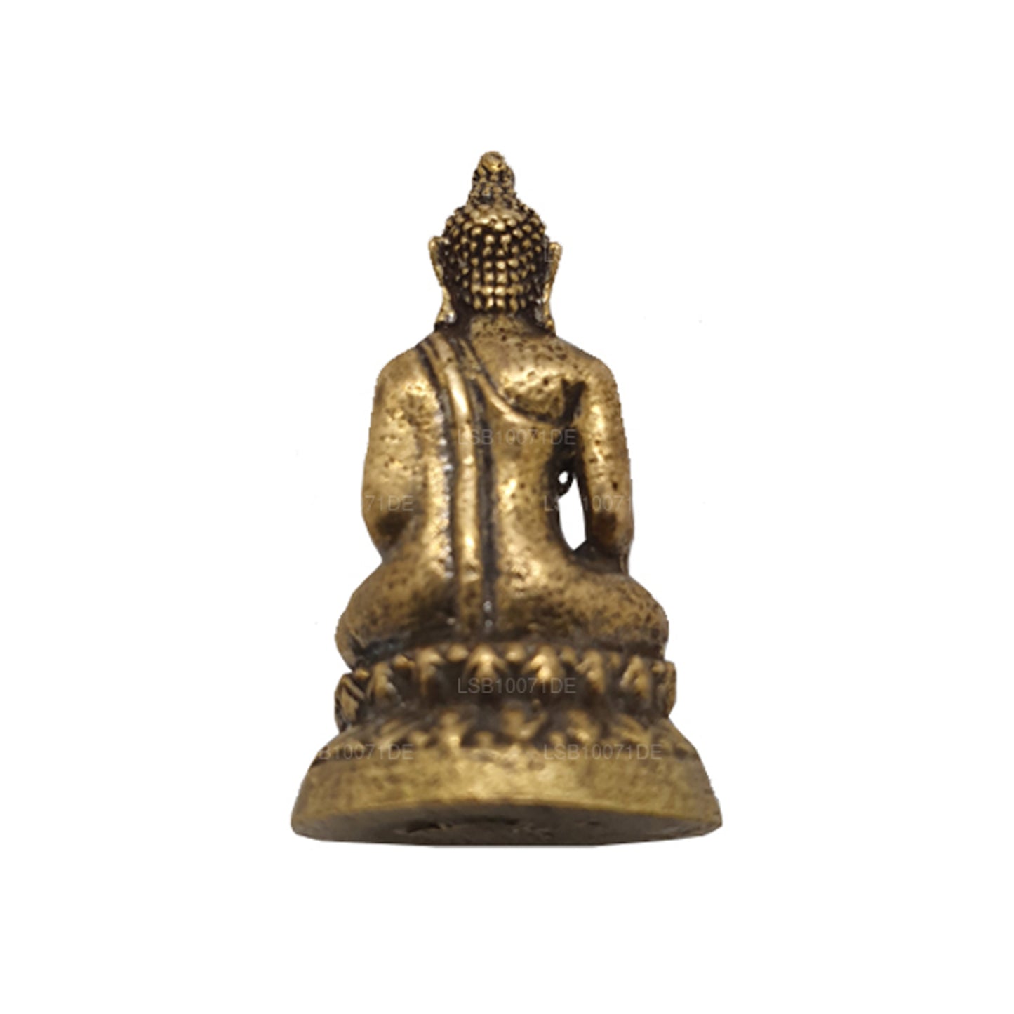 Miniature Brass Buddha Statue