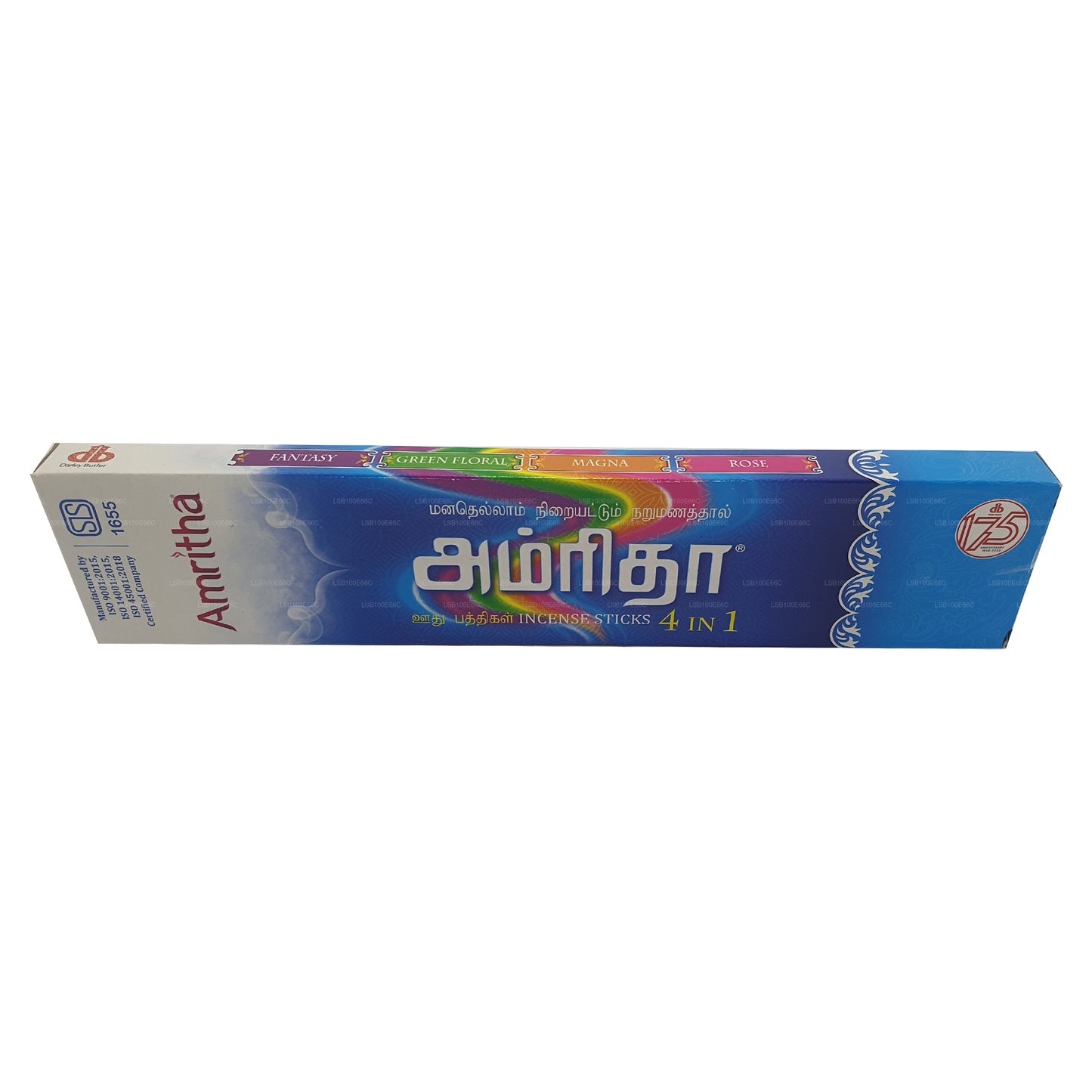 Amritha Incense 24 支（四合一；Fantasy；Green Floral；Magna；Rose）30g