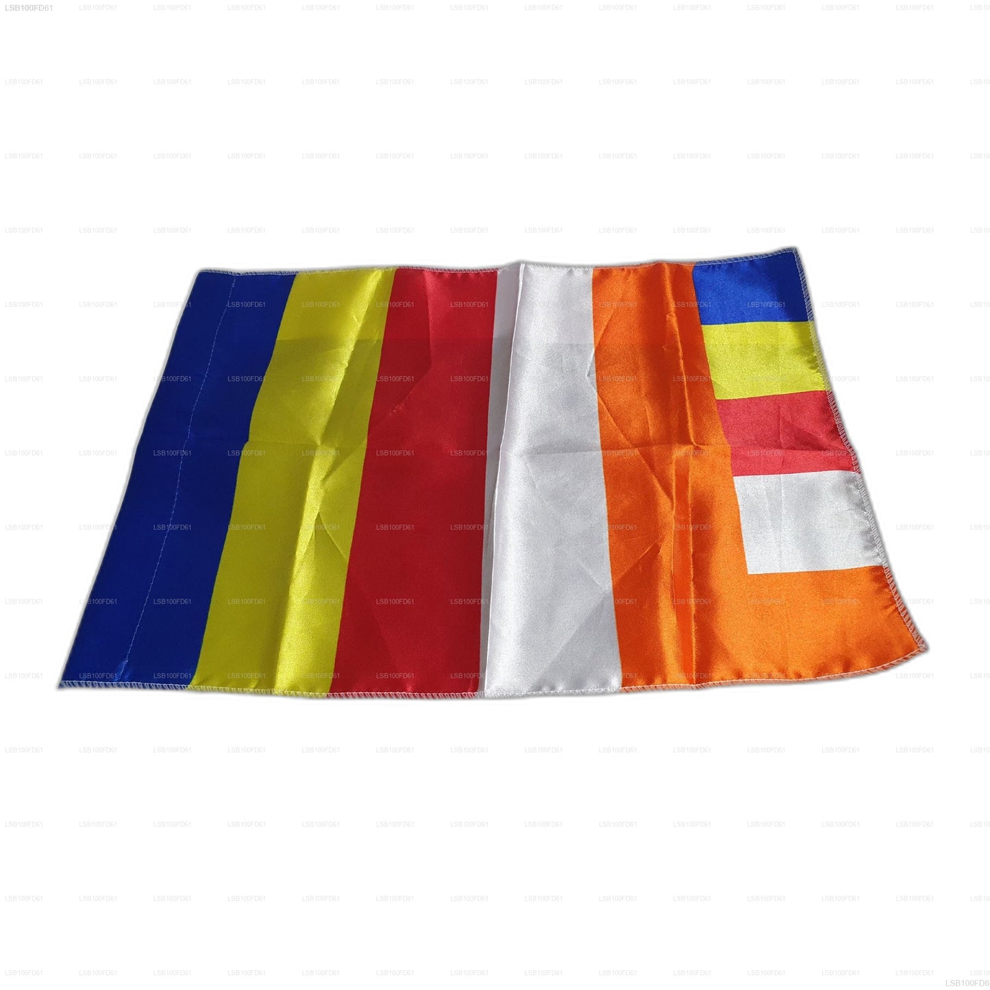 Lakpura® Sri Lankan Fabric Buddhist Flag