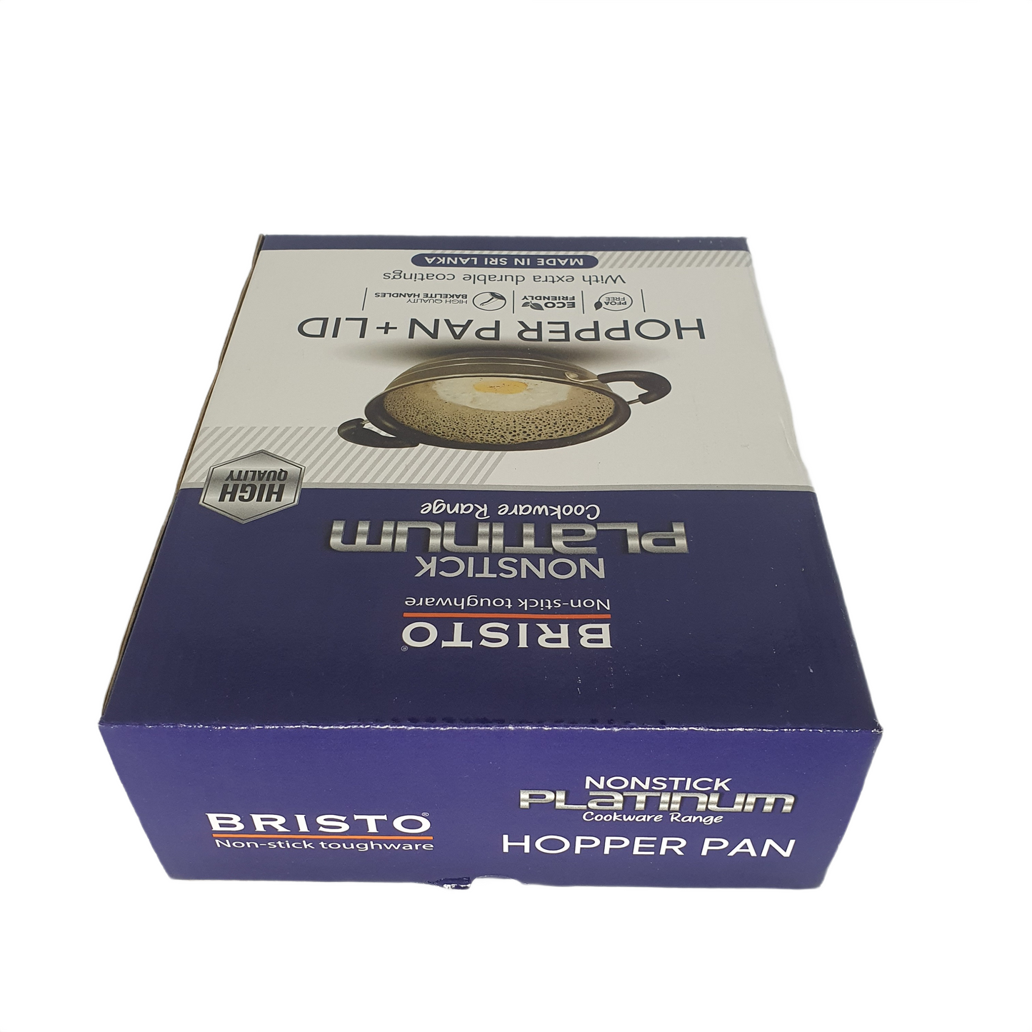 Bristo 不粘铂金漏斗平底锅 18 厘米（7 英寸）