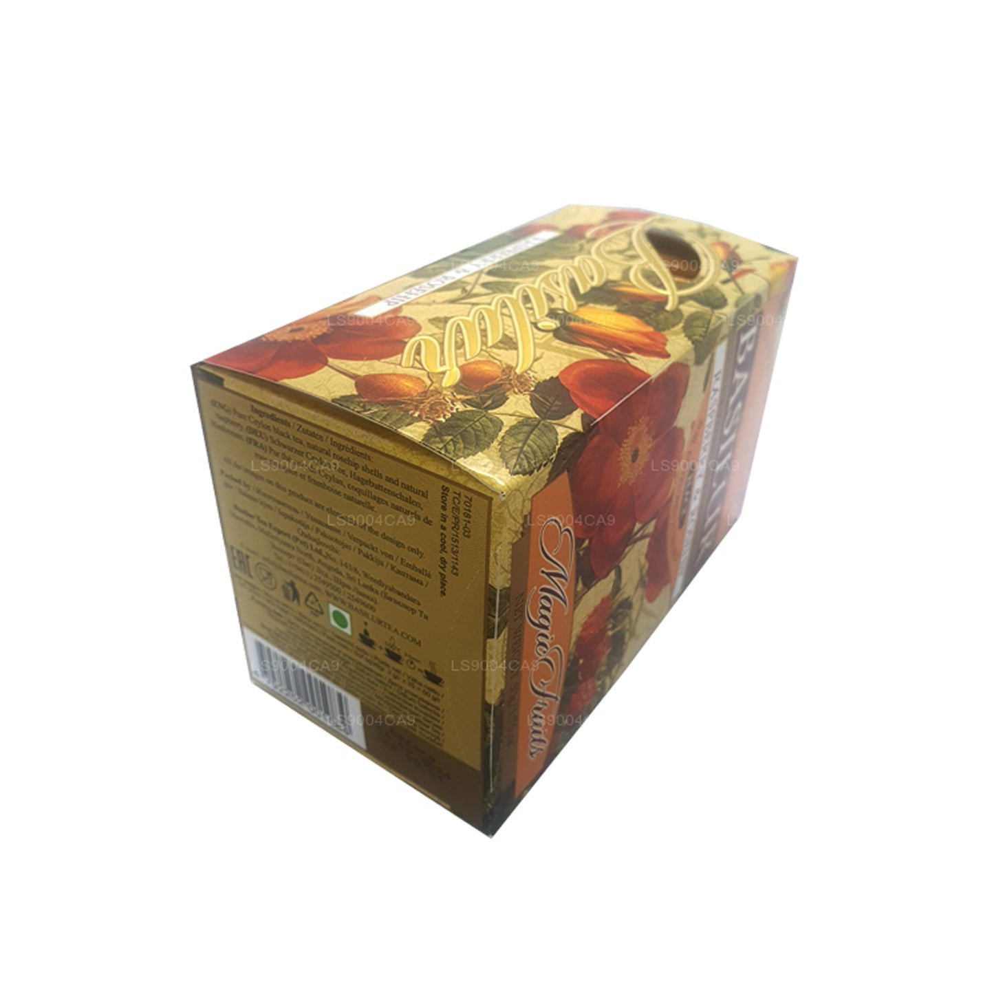 Basilur Magic Fruits 覆盆子和玫瑰果 (50g) 25 茶包