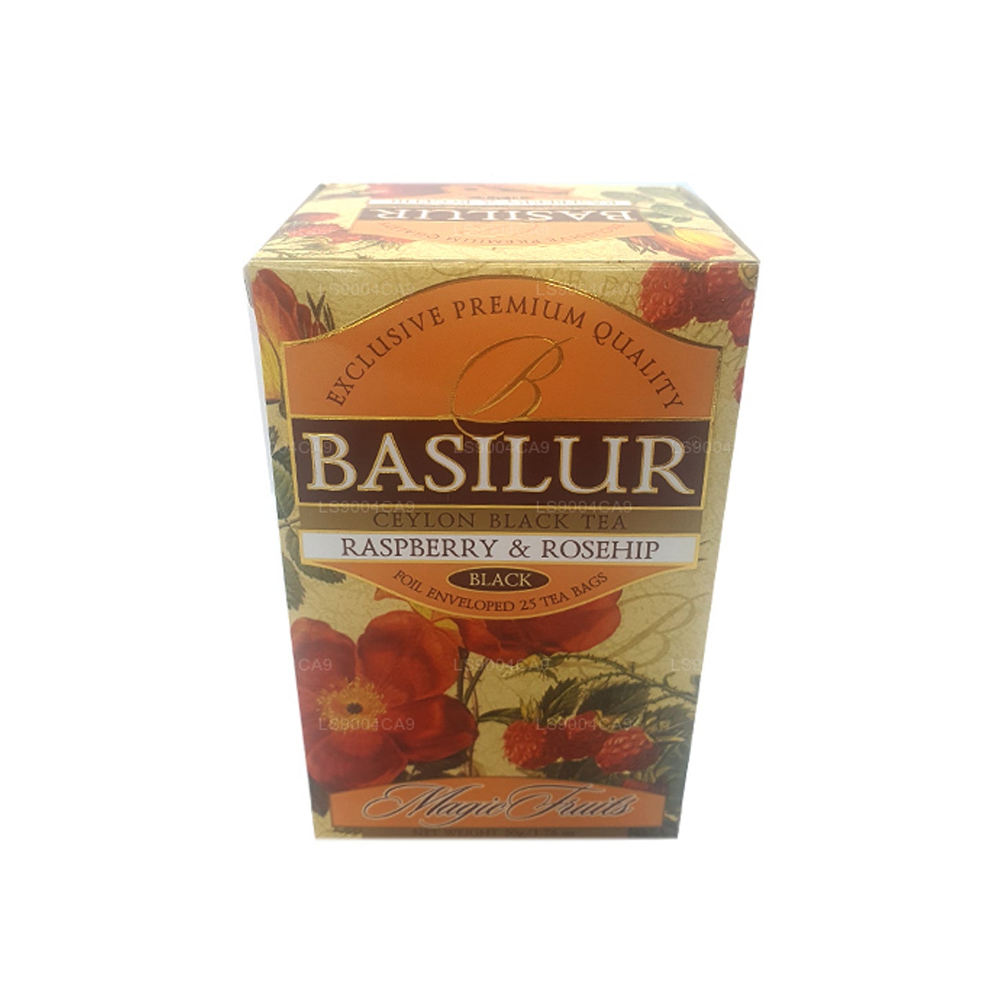 Basilur Magic Fruits 覆盆子和玫瑰果 (50g) 25 茶包