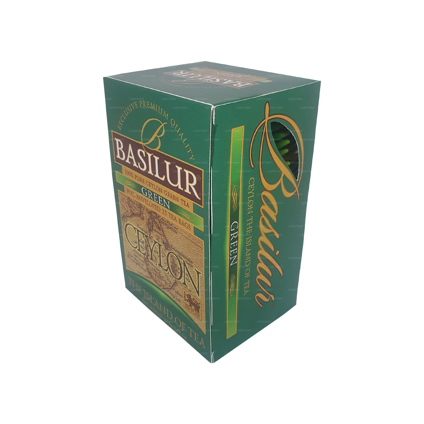 Basilur Island Of Tea "Green" (30g) 20 Enveloped Tea Bags