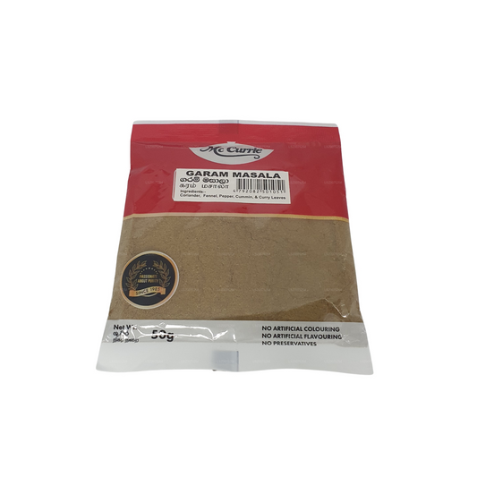 Mc Currie Garam Masala 粉（50 克）
