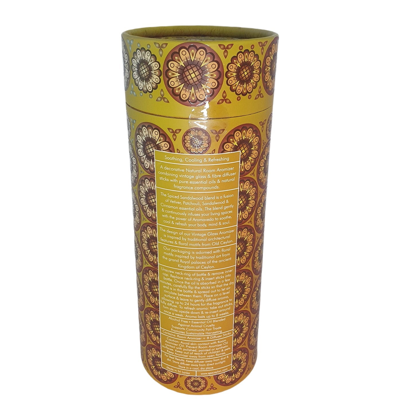 Spa 锡兰五香檀香天然室内芳香剂 (190 毫升)