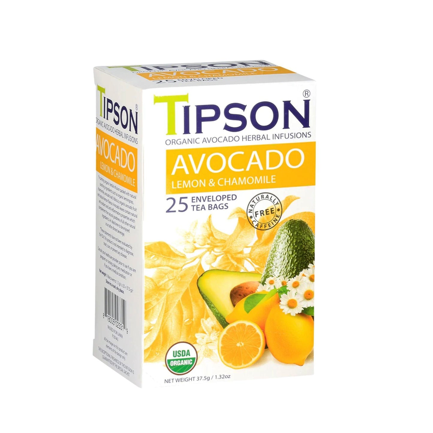 Tipson 牛油果柠檬和洋甘菊 (37.5g) 25 个茶包