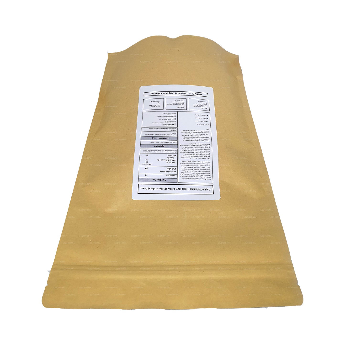 拉克普拉锡兰瓦拉帕内地区生咖啡豆