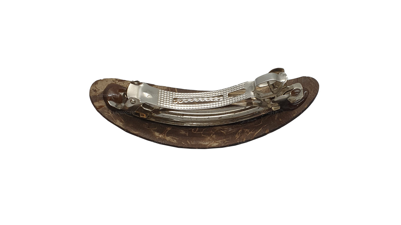 Coconut Shell Hair Clip (Design E)