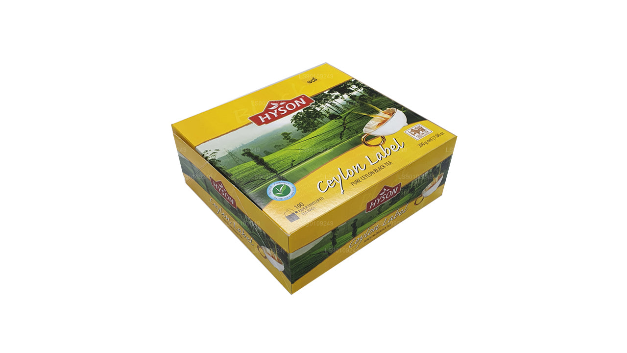 Hyson Ceylon Label BOPF (200g) 100 个茶包