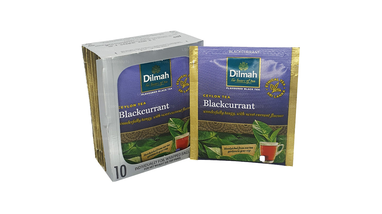 Dilmah Blackcurrent Tea (20g) 10 个独立铝箔包装的茶包