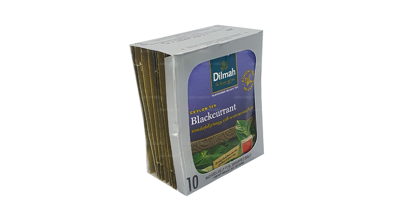 Dilmah Blackcurrent Tea (20g) 10 个独立铝箔包装的茶包