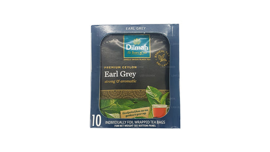 Dilmah Earl Grey Tea (20g) 10 个单独铝箔包装的茶包